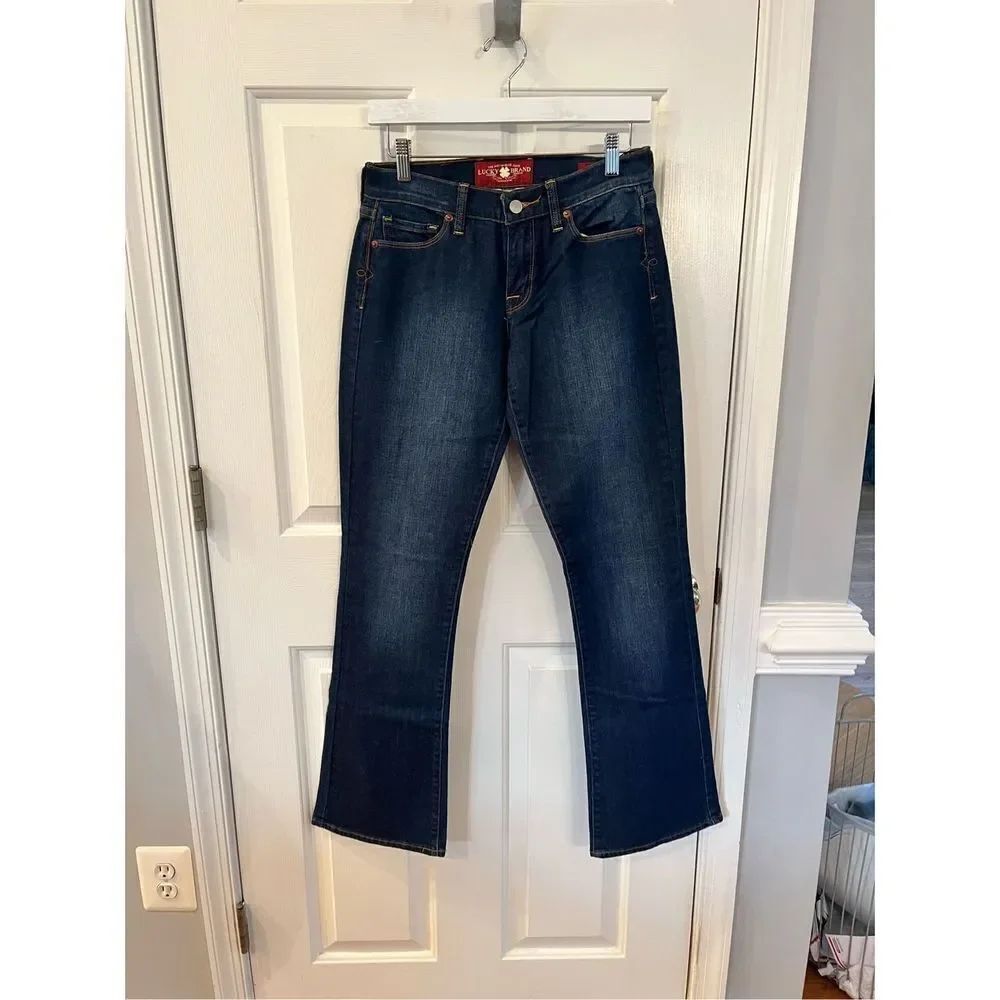 Lucky Brand Sofia Western Boot Cut Jeans sz 4 EUC